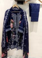 Pure Lawn Blue Festival Wear Printed Readymade Pakistani Suit